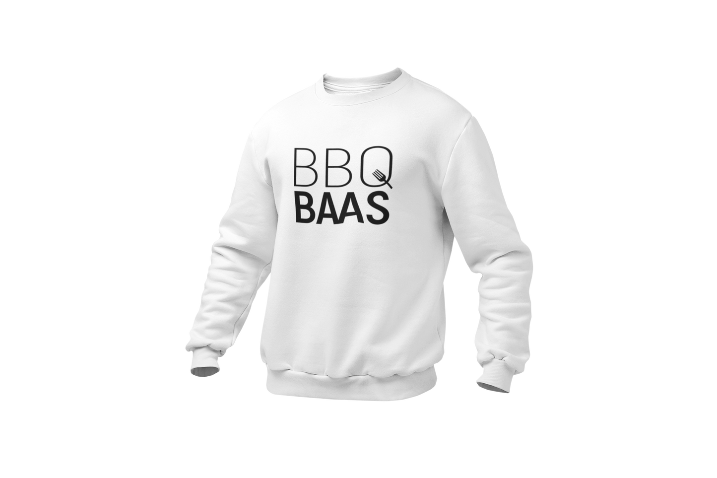 Bbq baas sweater white