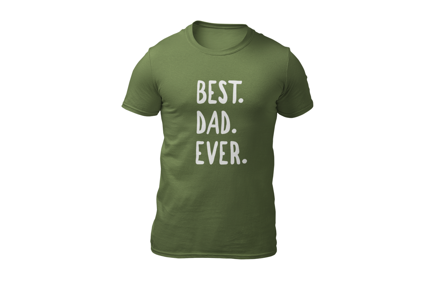 Best dad ever shirt vaderdag donnie groen