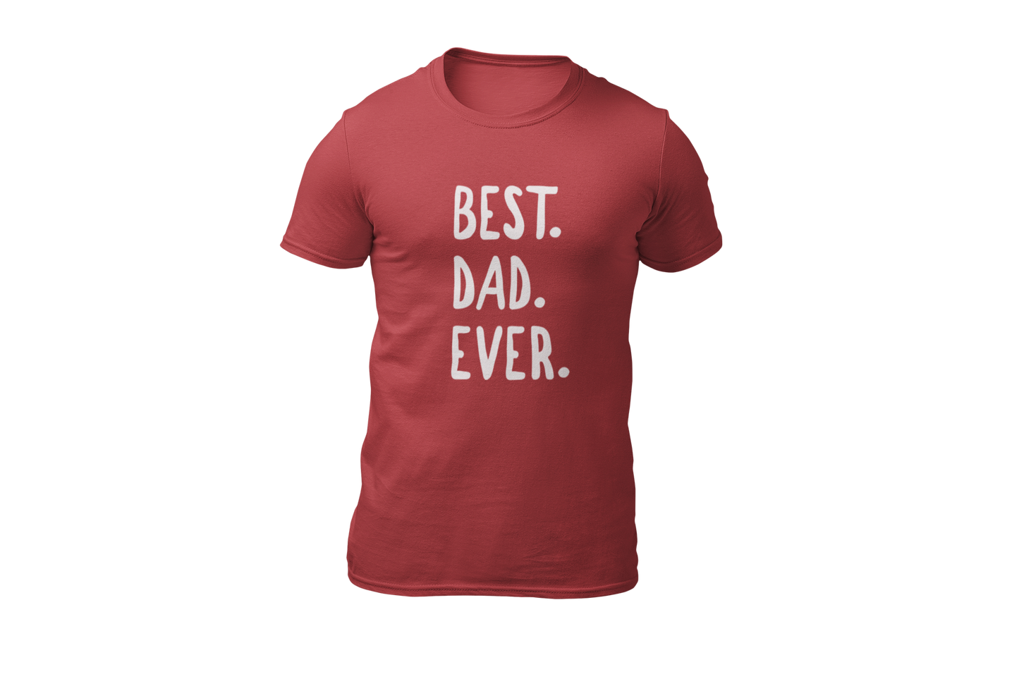 Best dad ever shirt vaderdag donnie rood