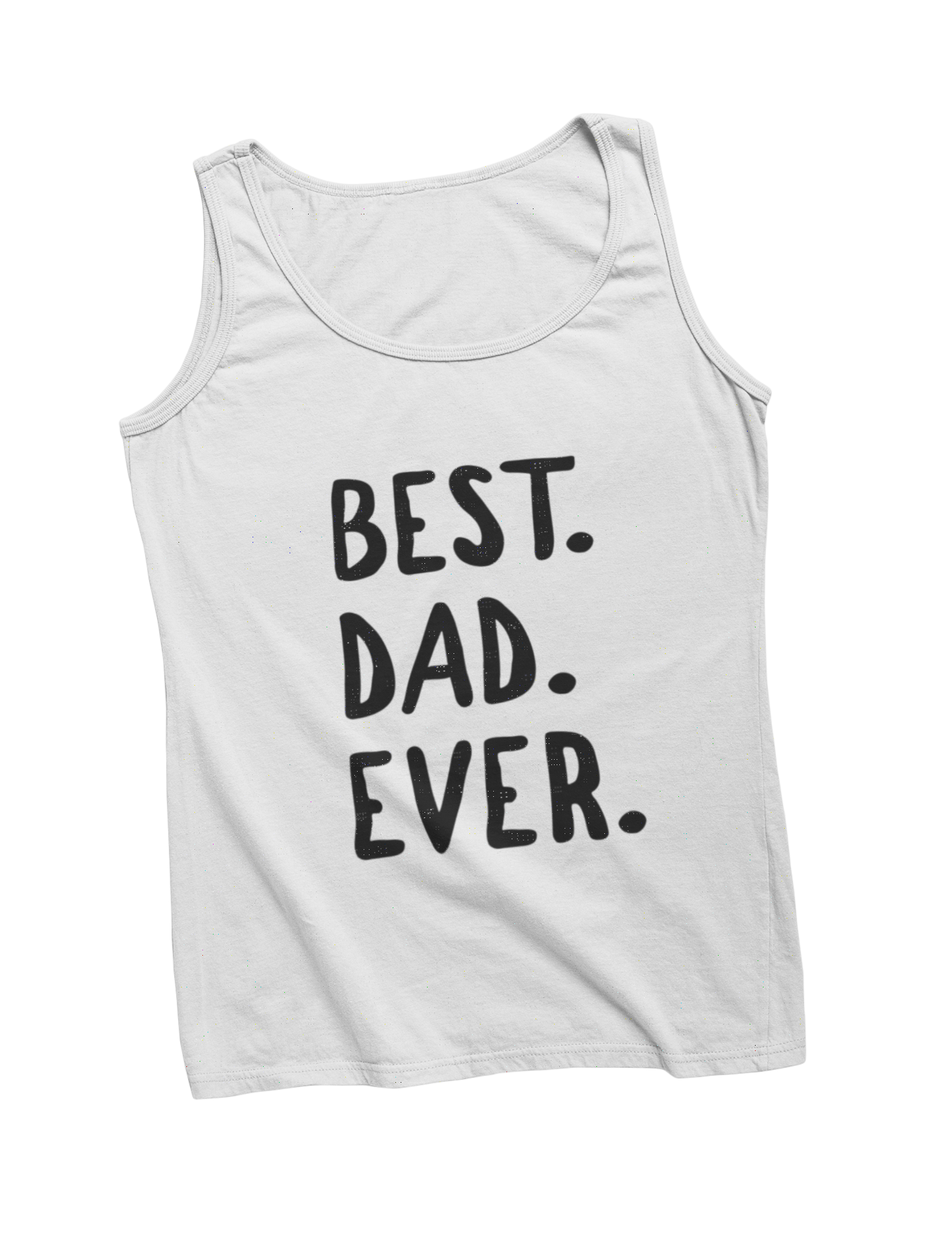 Best dag ever tanktop vaderdag donnie wit