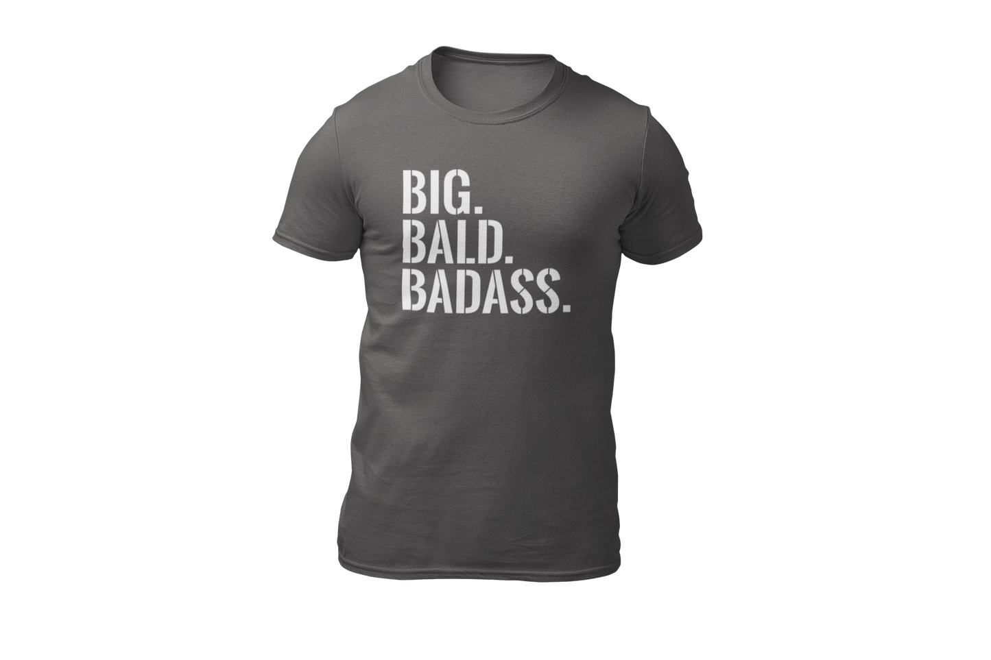 Big bald baddass shirt grey