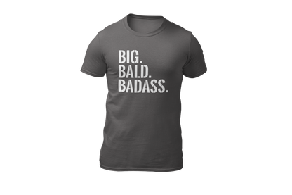 Big bald baddass shirt grey