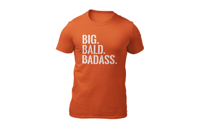 Big bald baddass shirt orange