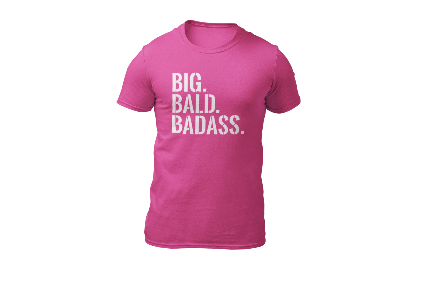 Big bald baddass shirt pink