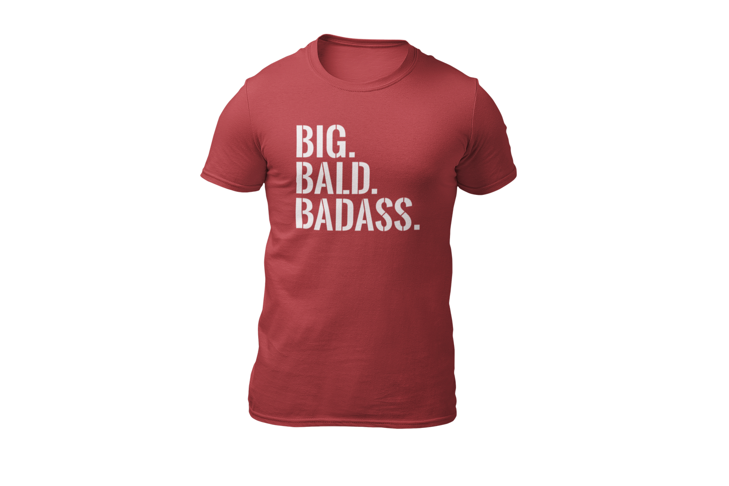 Big bald baddass shirt red