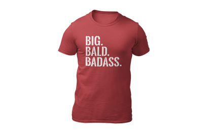 Big bald baddass shirt red