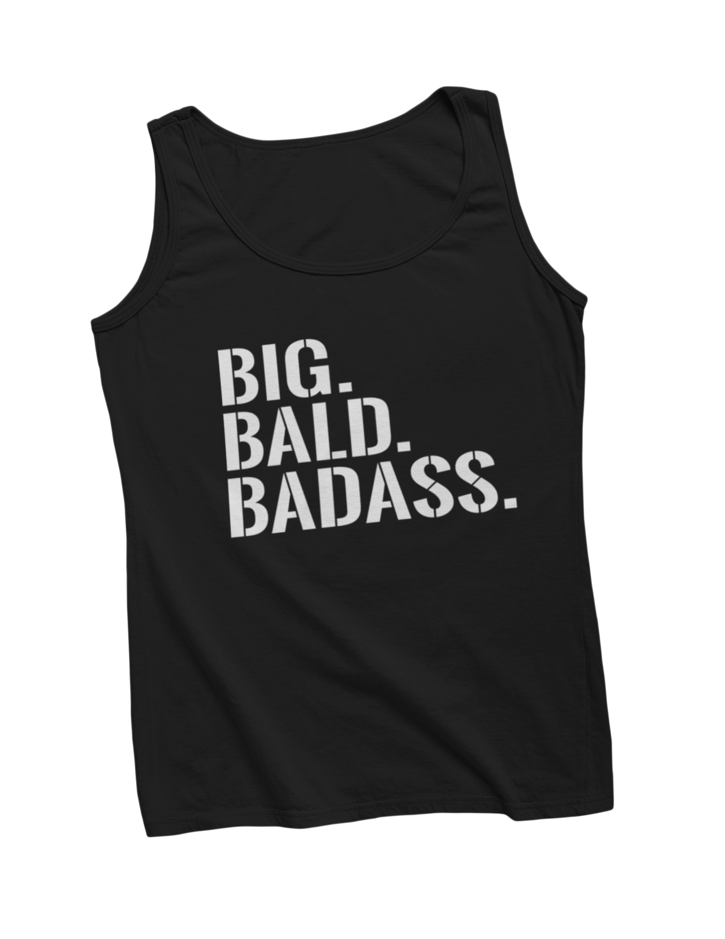 Big bald baddass tanktop black