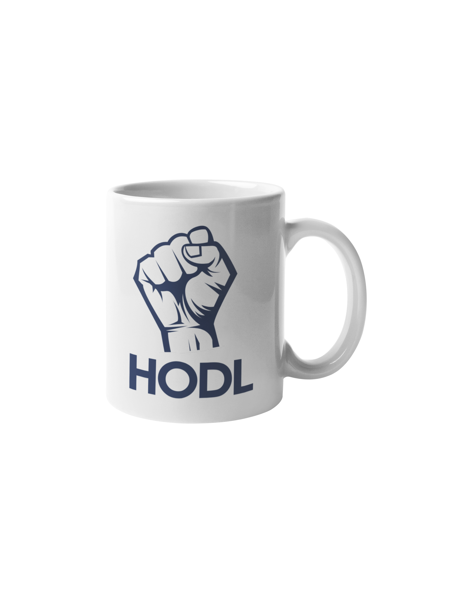 Crypto koffie mok hodl fist donnie