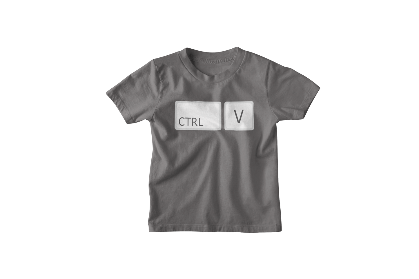Ctrl c ctrl v shirt kids dark grey