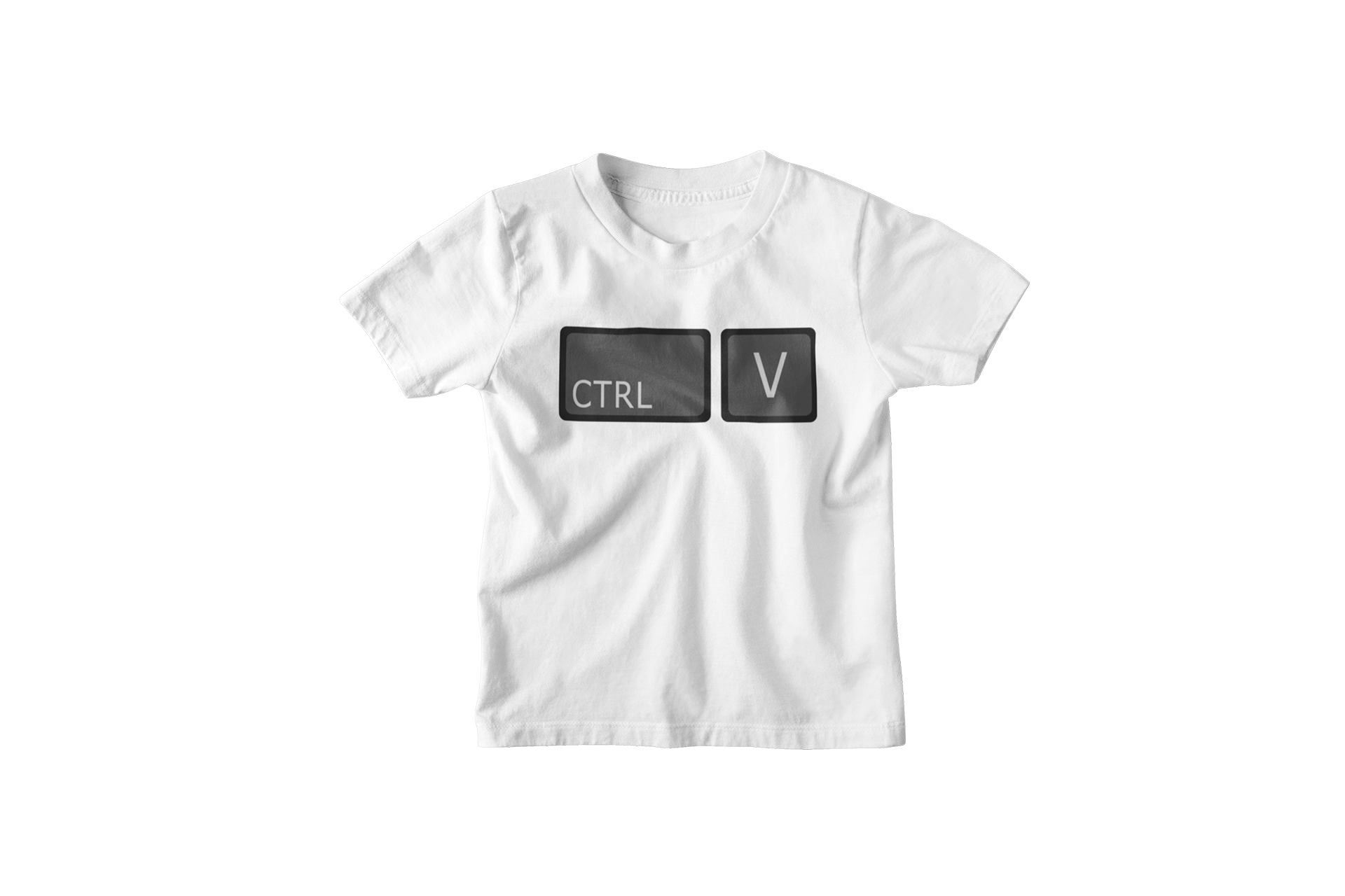 Ctrl c ctrl v shirt kids white