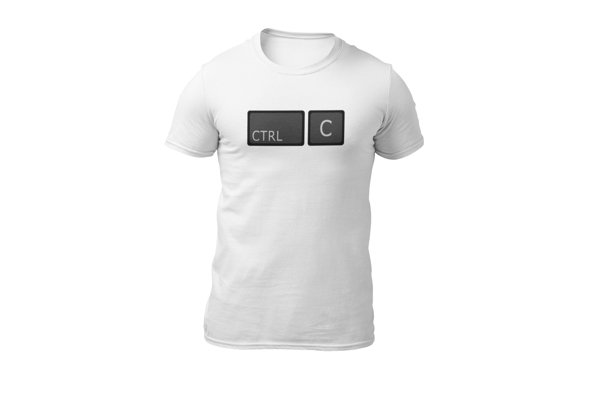 Ctrl c ctrl v shirt white