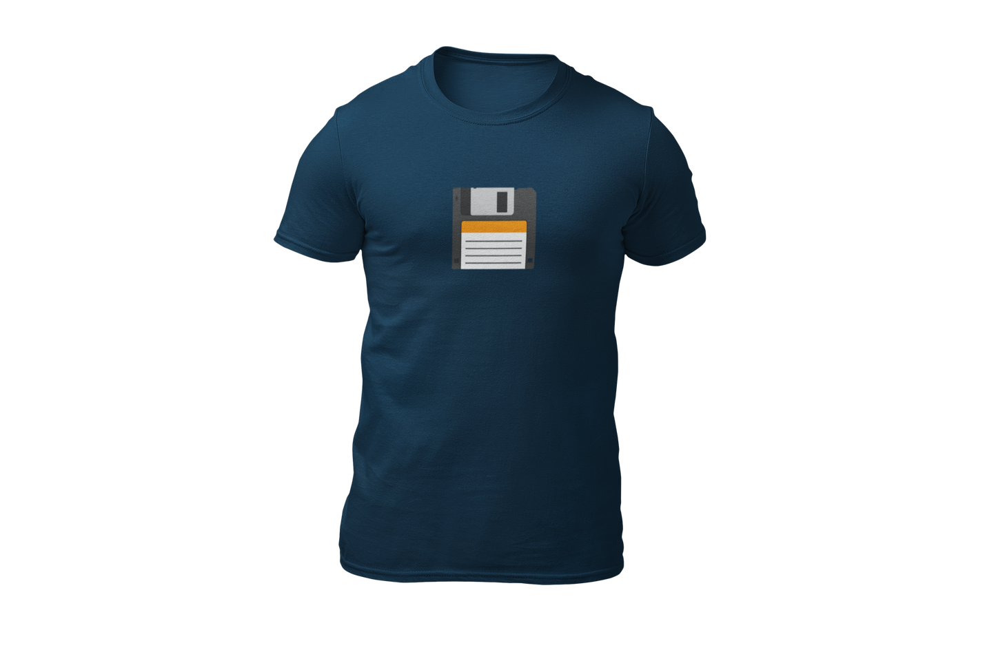 Diskette shirt ibm donnie donkerblauw