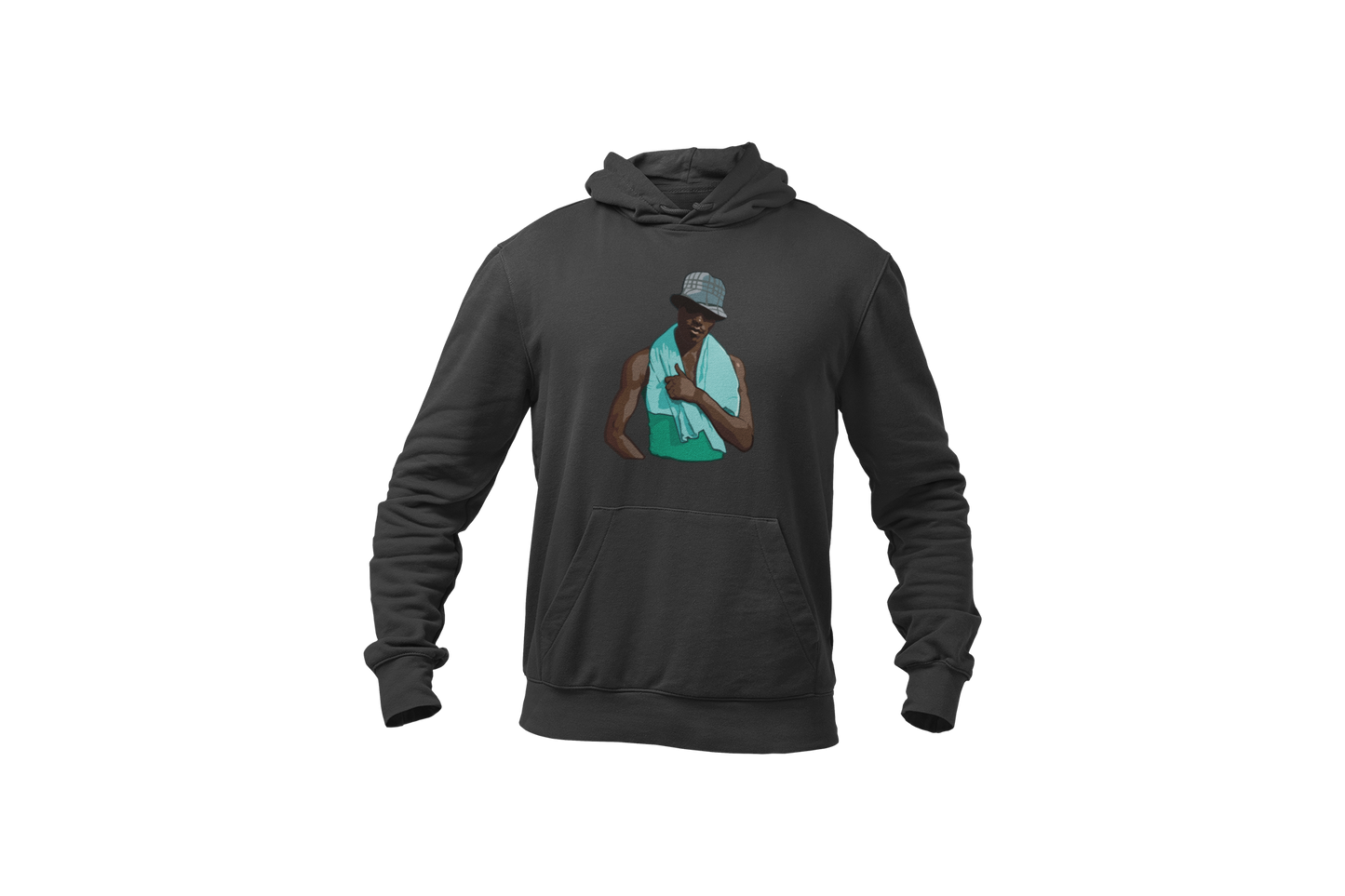 El negro de whatsapp hoodie dark grey