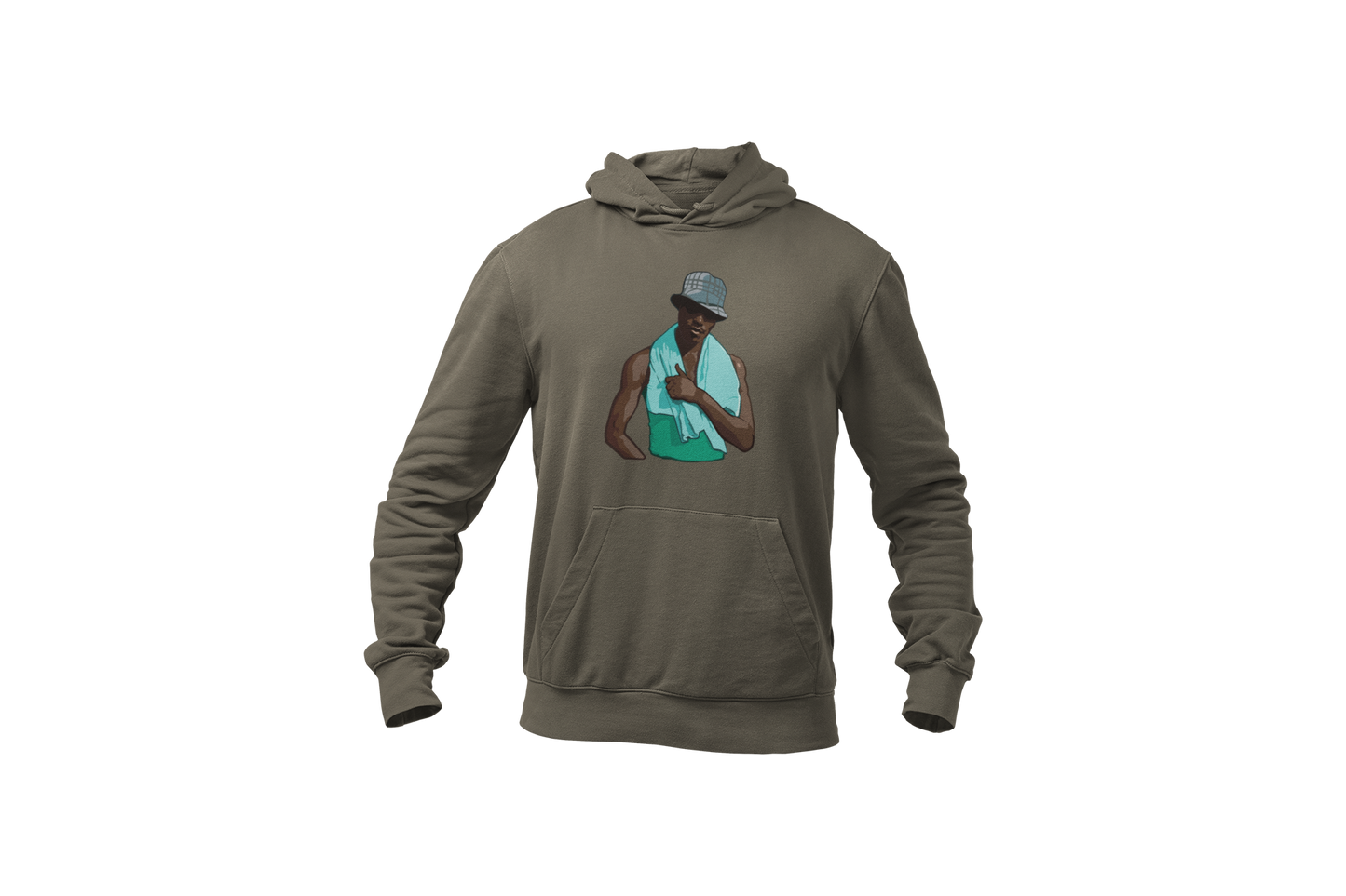 El negro de whatsapp hoodie olive