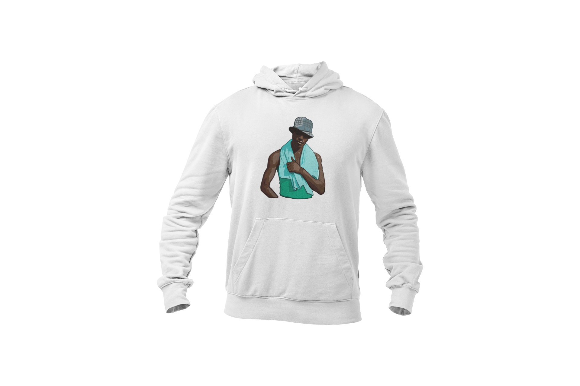 El negro de whatsapp hoodie white