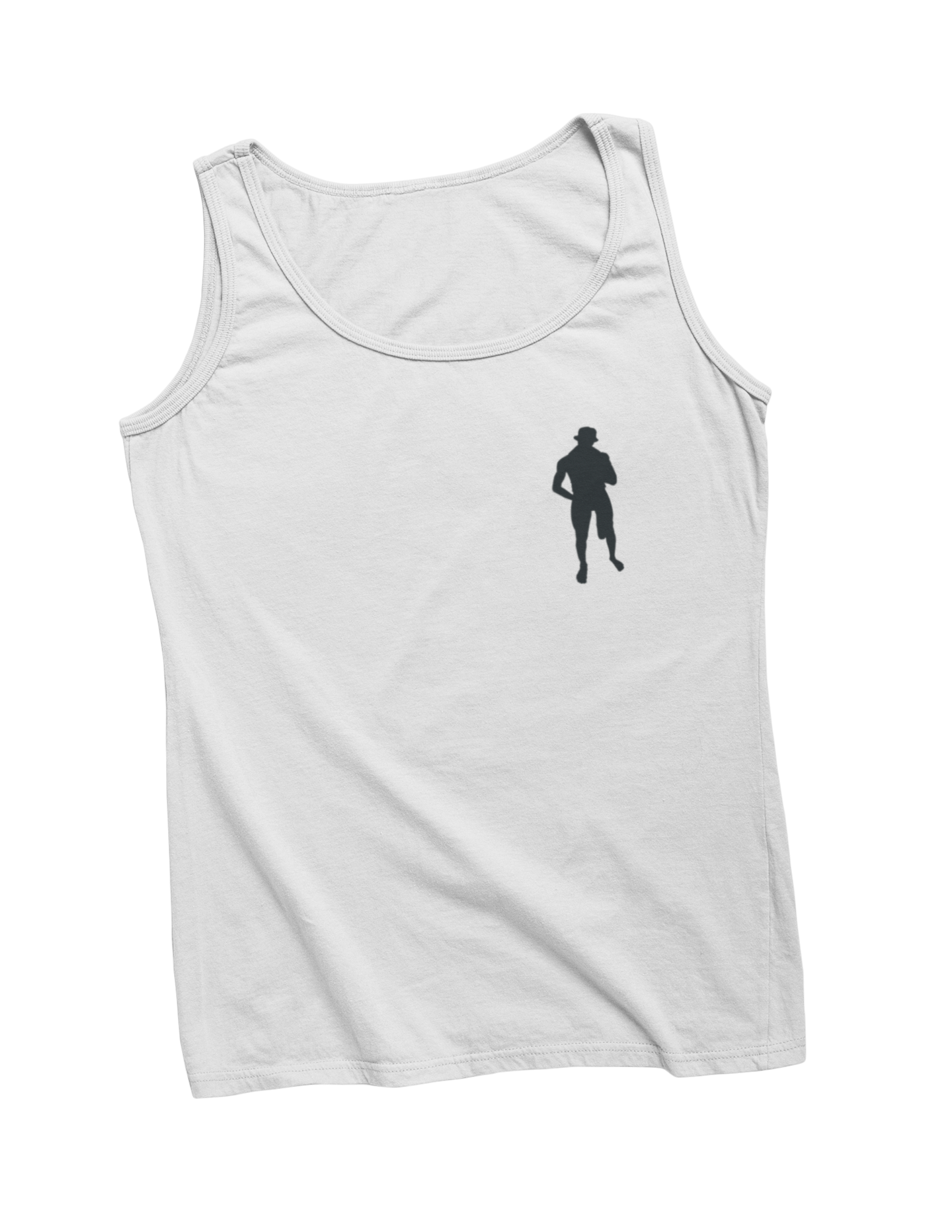 El negro de whatsapp mini tanktop white
