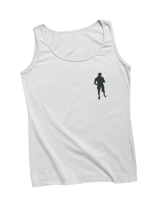 El negro de whatsapp mini tanktop white