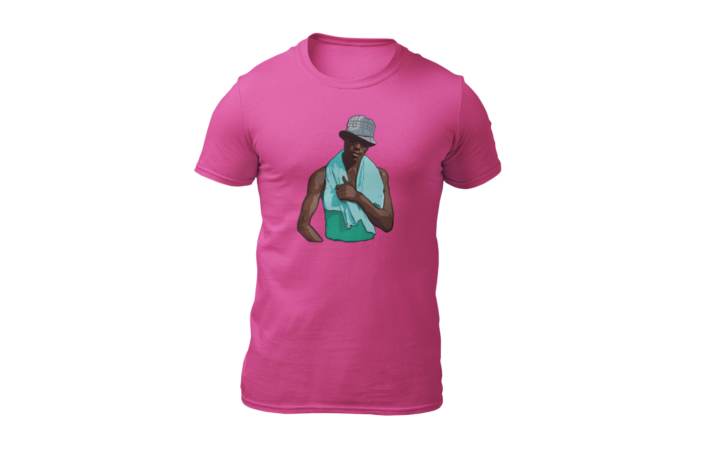 El negro de whatsapp shirt pink