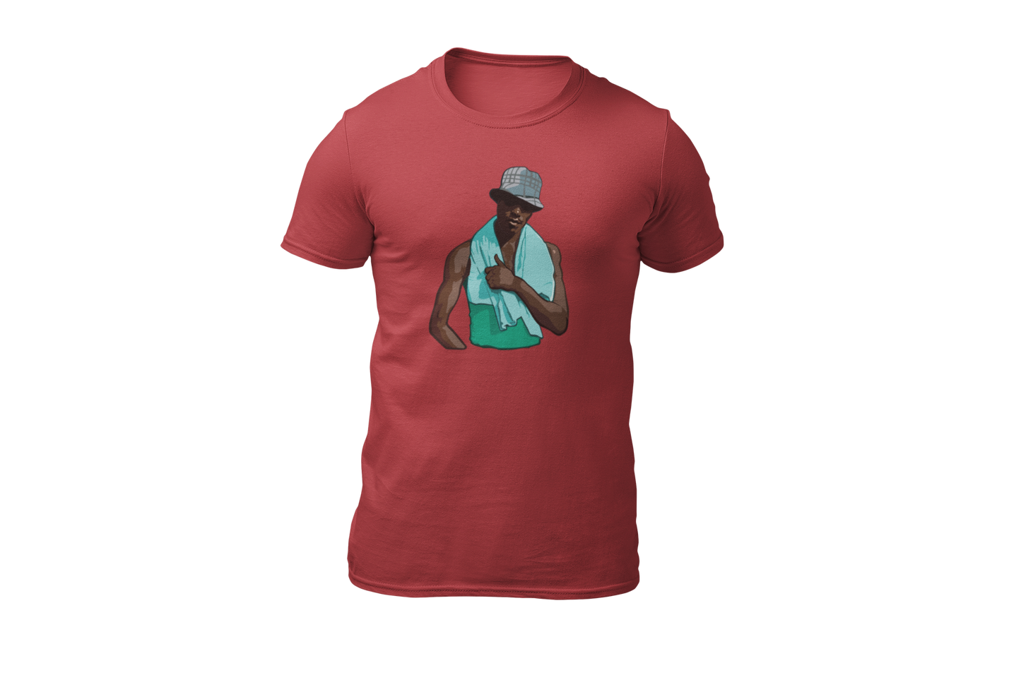 El negro de whatsapp shirt red