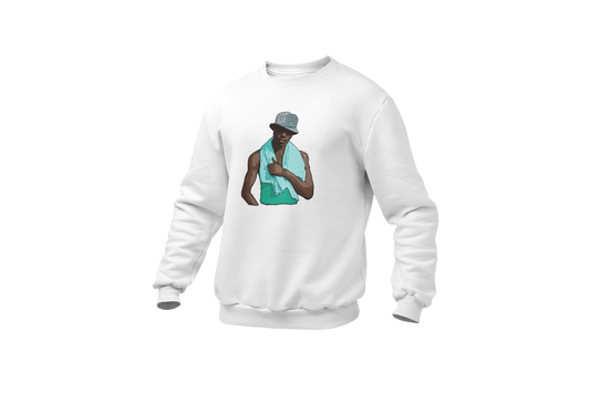 El negro de whatsapp sweater white