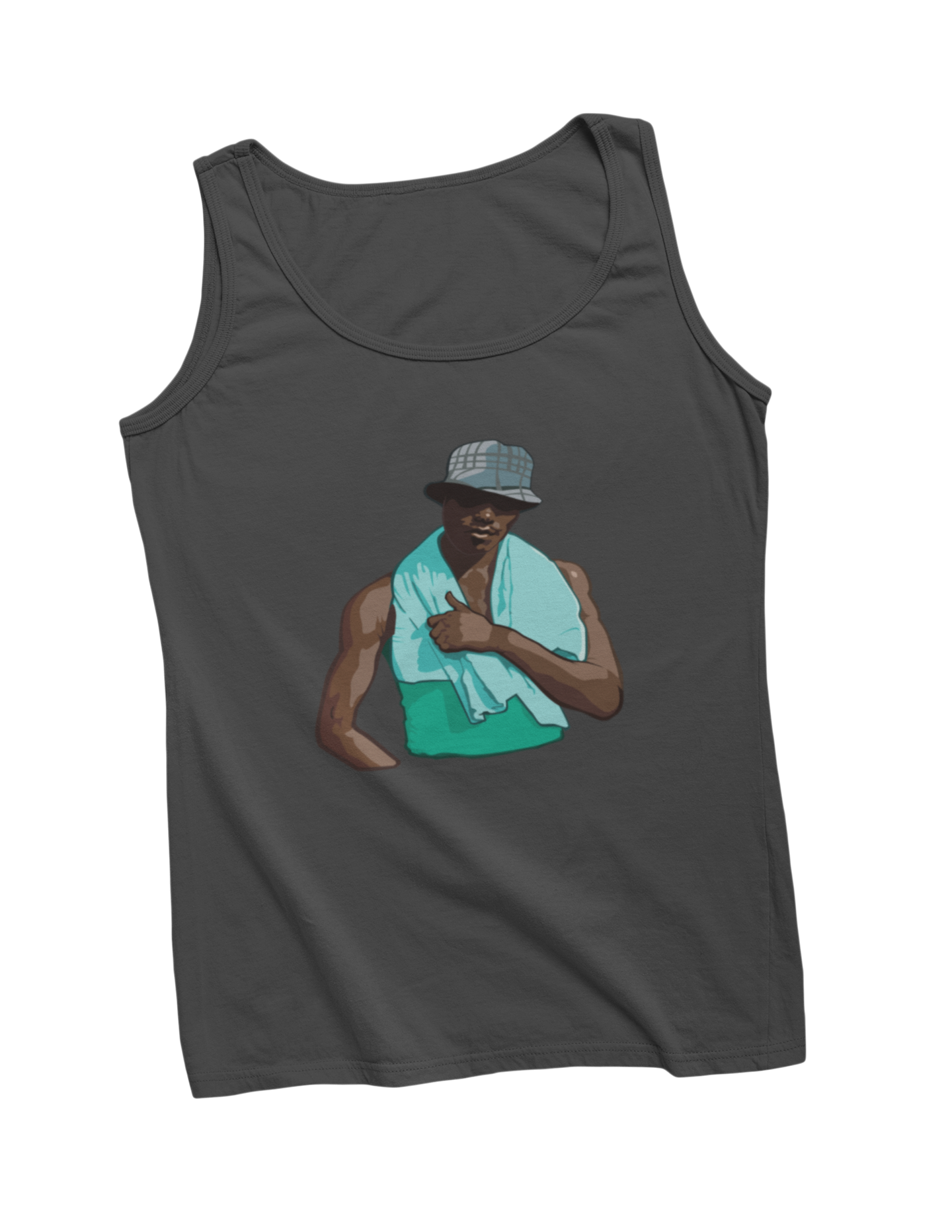 El negro de whatsapp tanktop dark grey