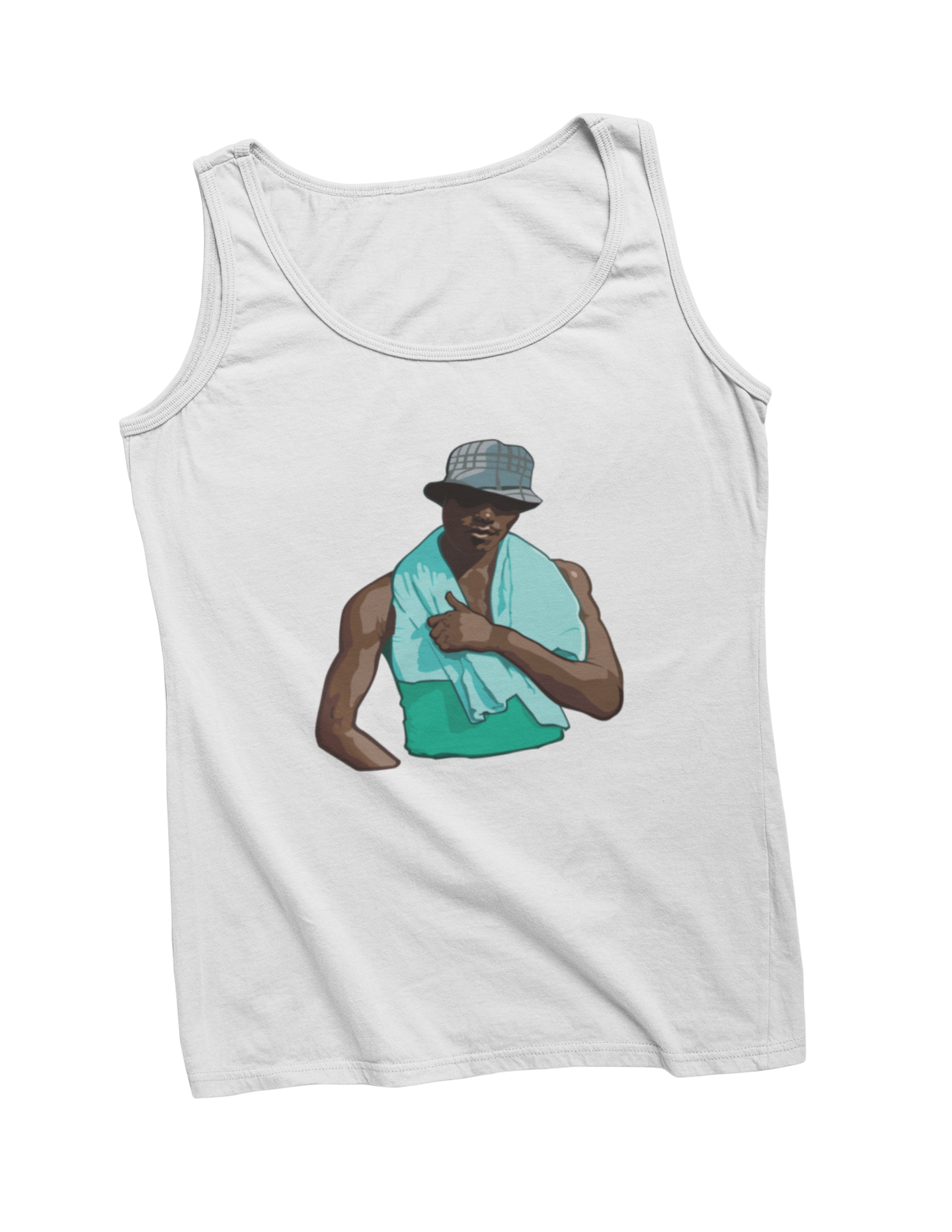 El negro de whatsapp tanktop white