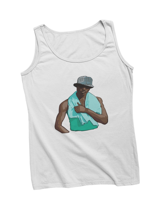 El negro de whatsapp tanktop white