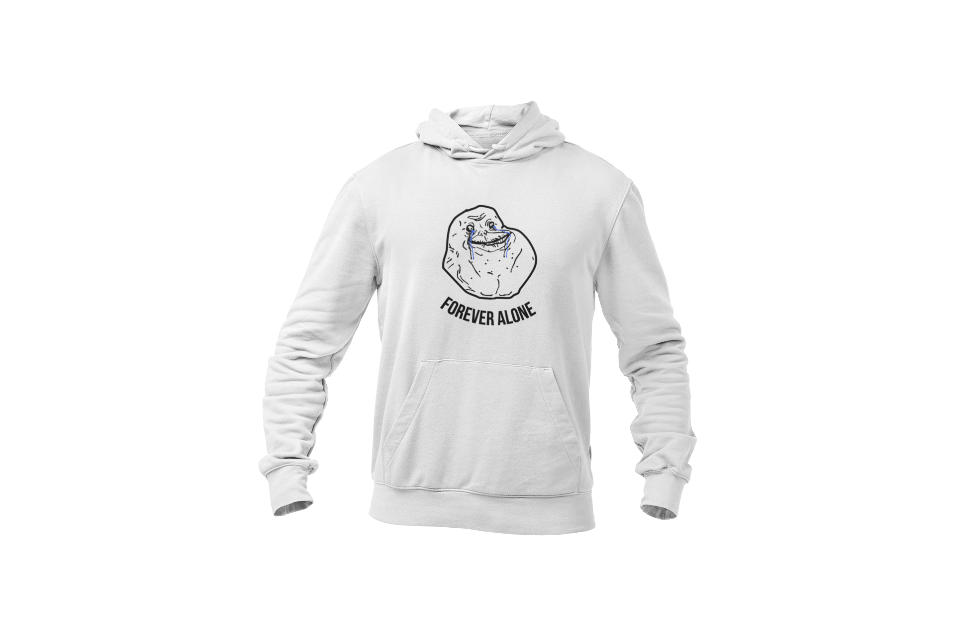 Forever alone meme hoodie donnie wit