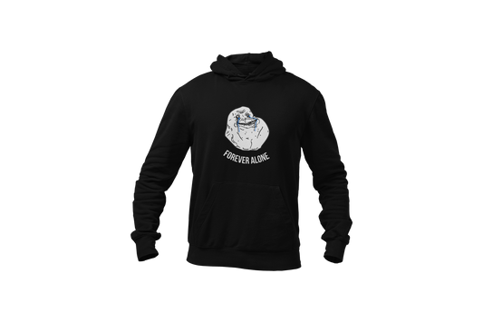 Forever alone meme hoodie donnie zwart