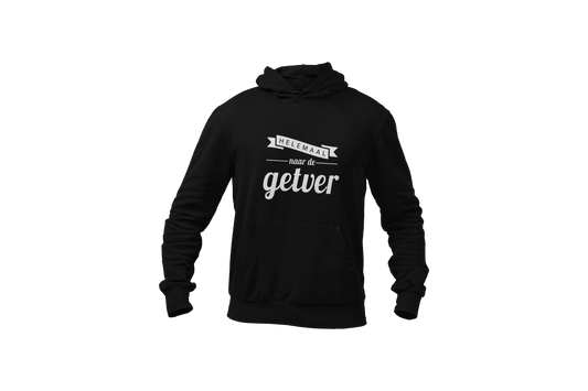 Helemaal naar de getver hoodie black