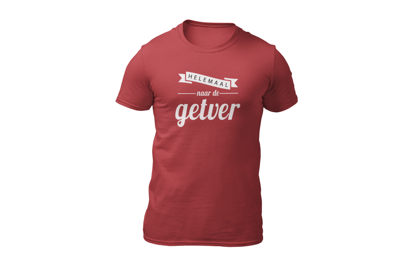 Helemaal naar de getver shirt red
