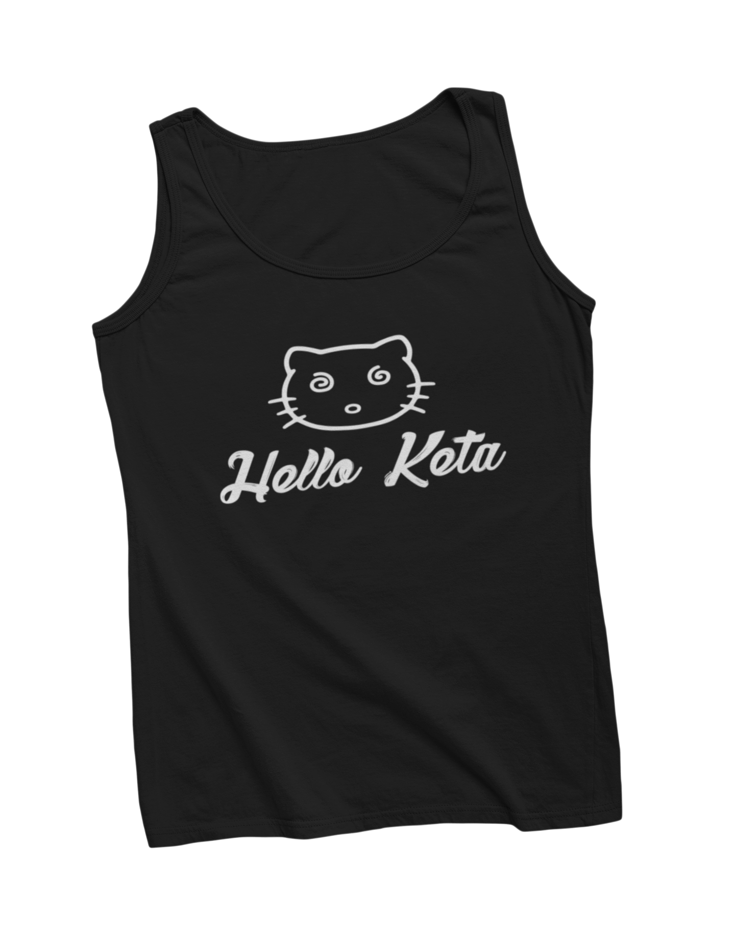 Hello keta tanktop black