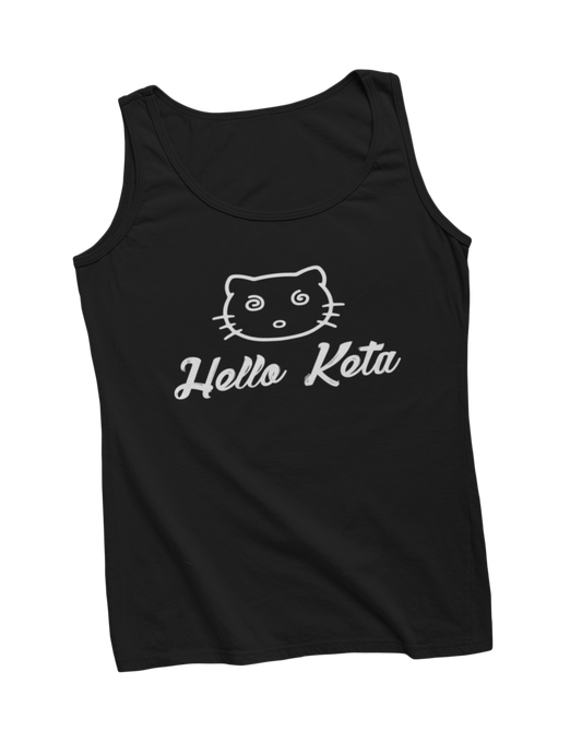 Hello keta tanktop black
