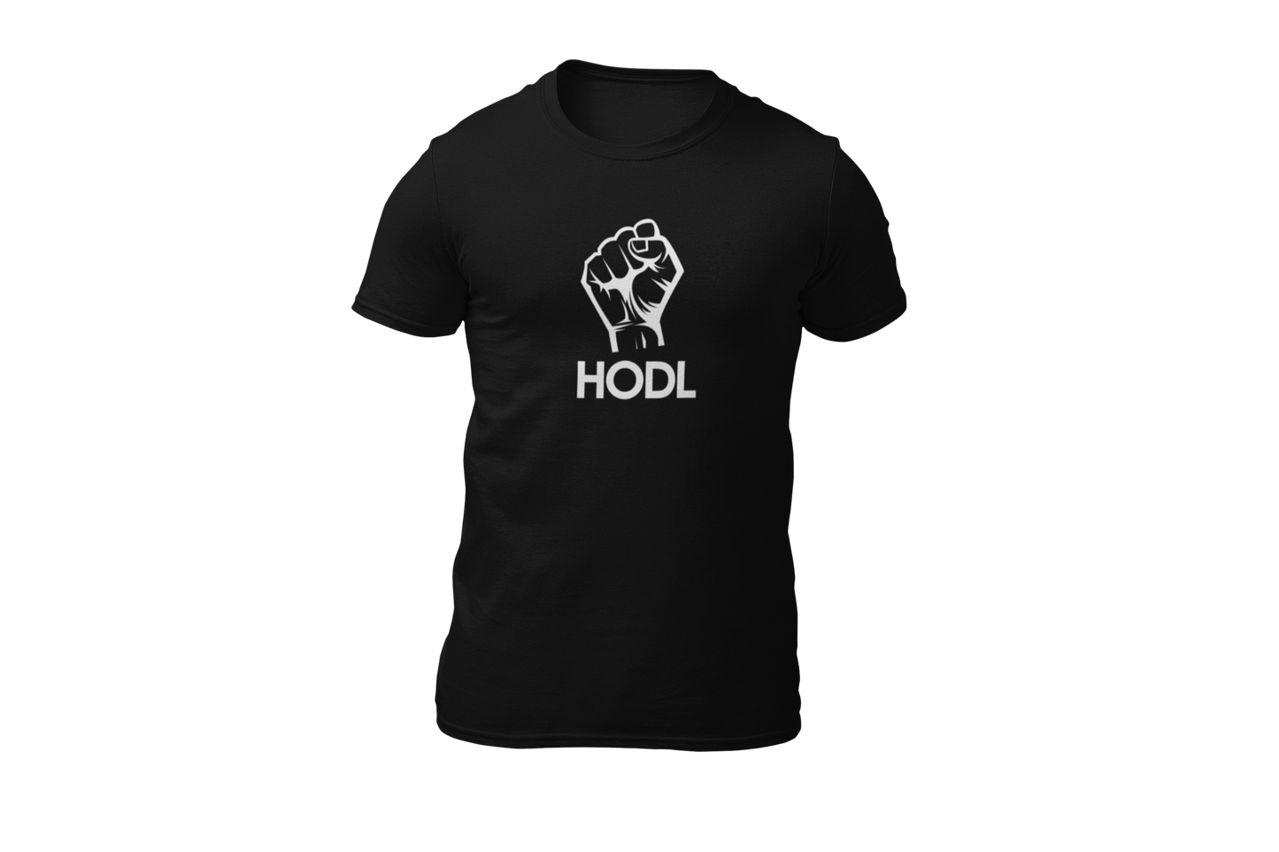 Hodl fist crypto shirt donnie zwart