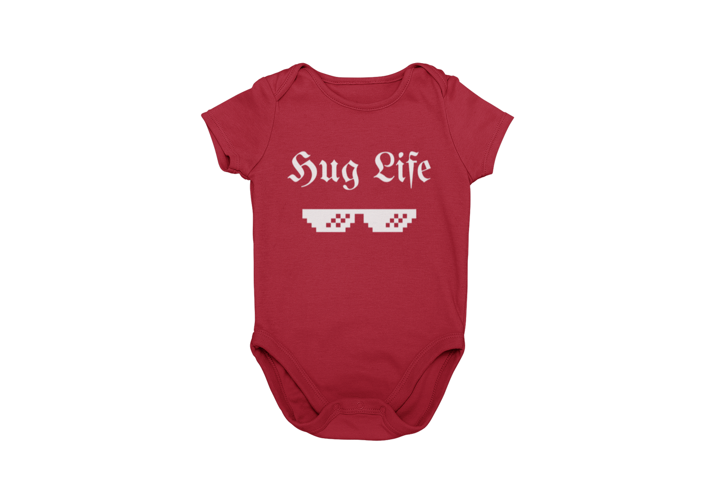 Hug life romper red