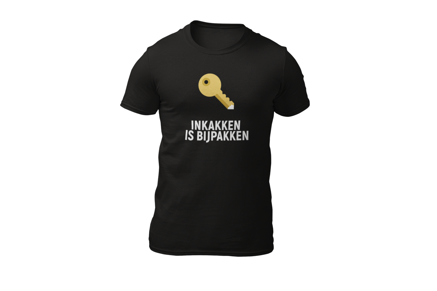 Inkakken is bijpakken shirt black