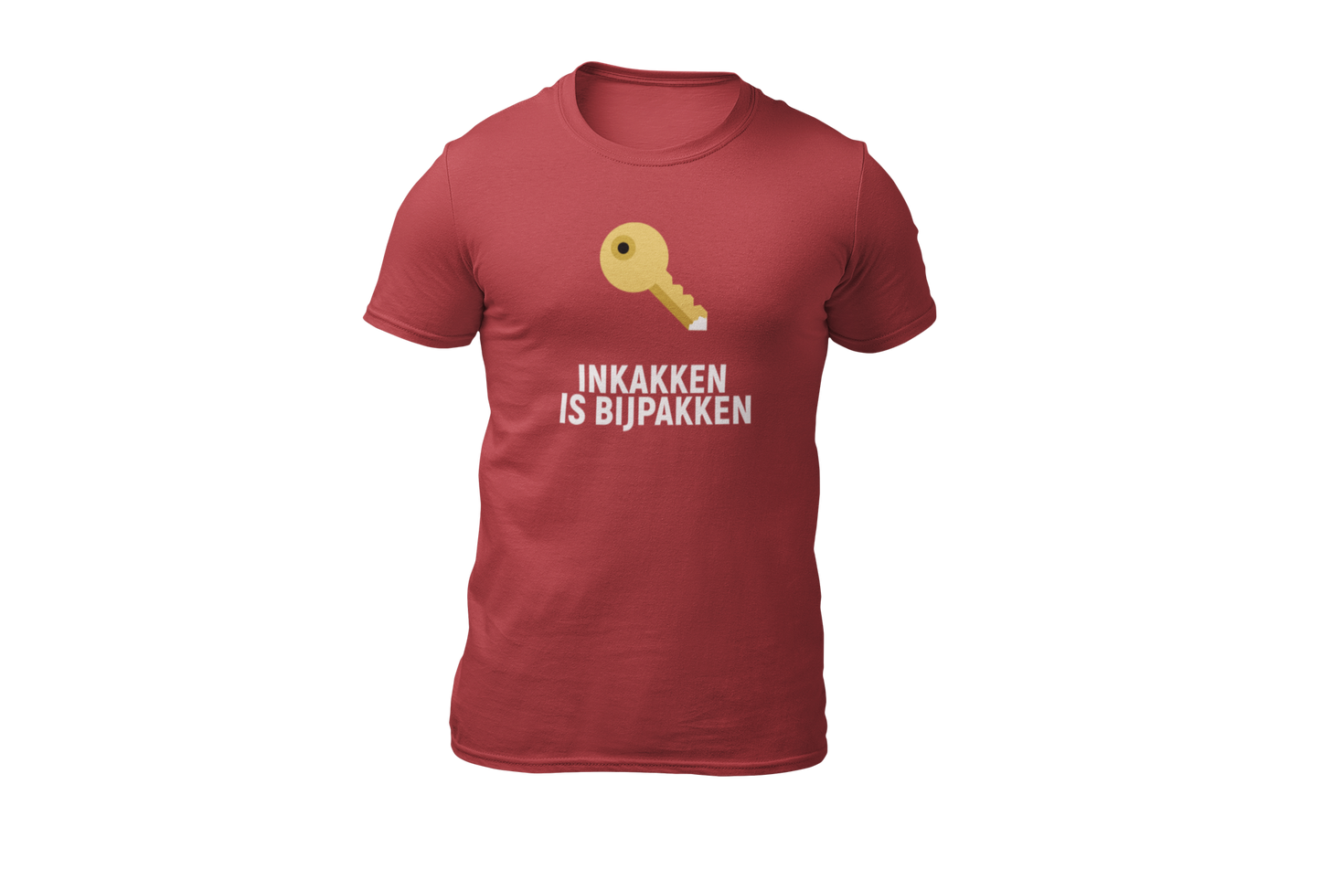 Inkakken is bijpakken shirt red