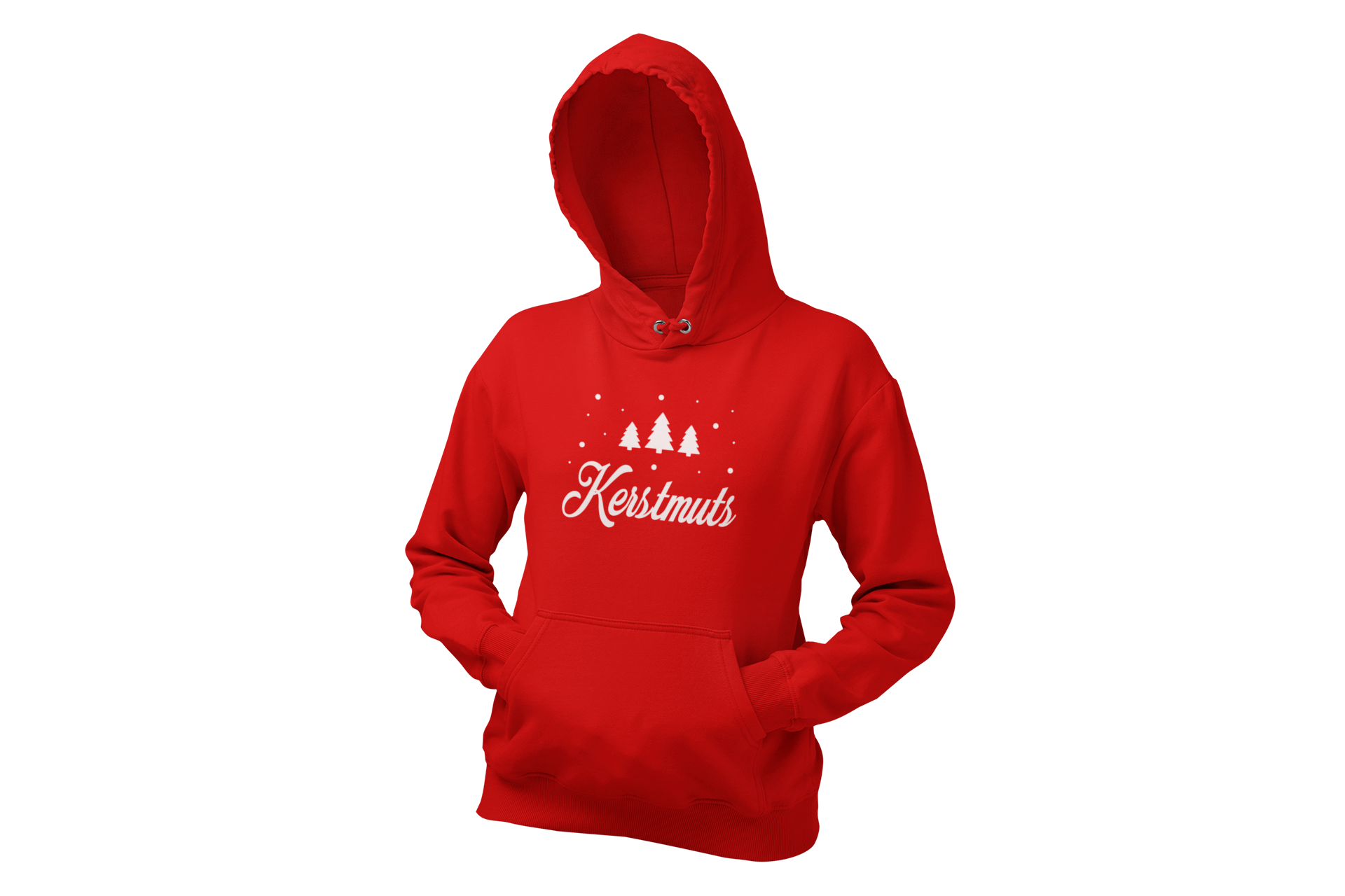 Kerstmuts hoodie red
