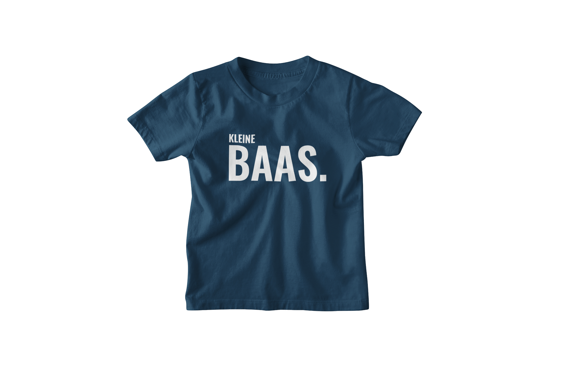 Kleine baas shirt kids donnie dark blue