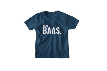 Kleine baas shirt kids donnie dark blue
