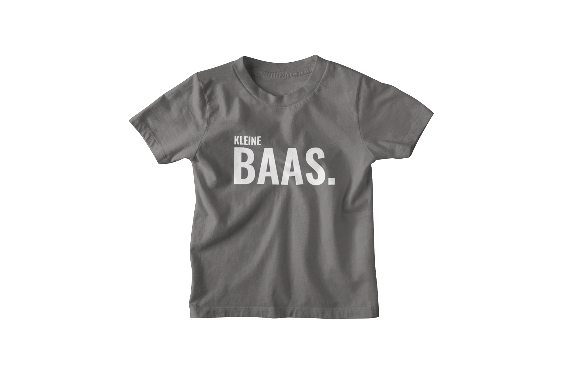 Kleine baas shirt kids donnie grey