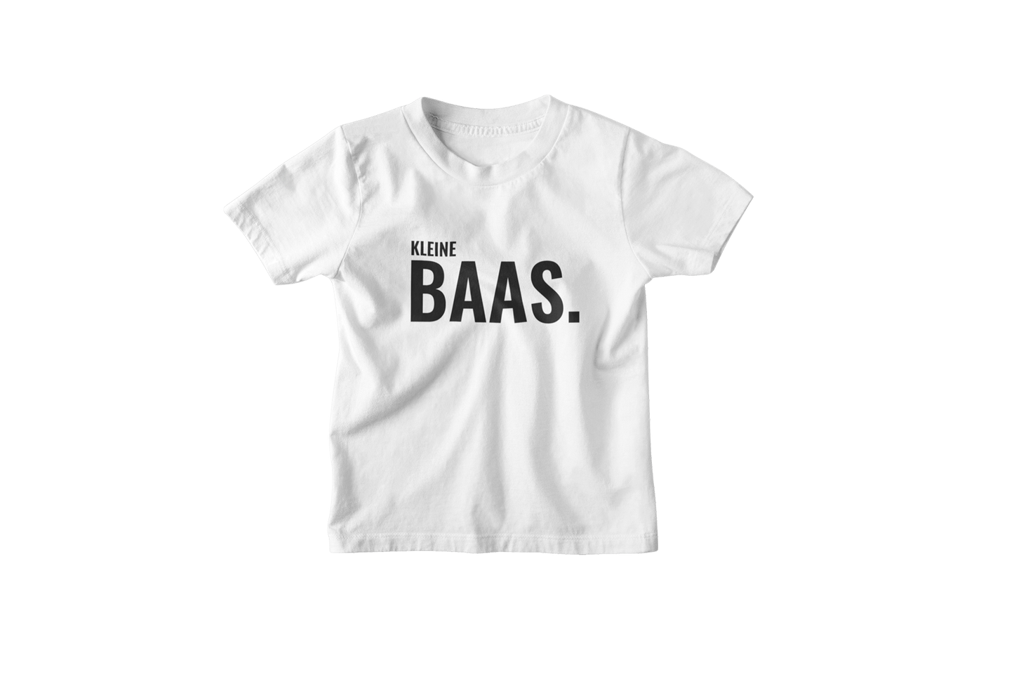 Kleine baas shirt kids donnie white