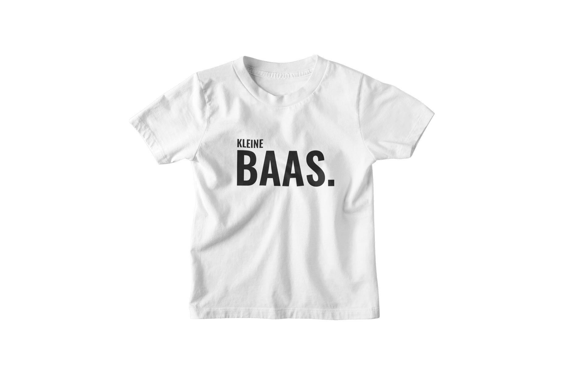 Kleine baas shirt kids donnie white