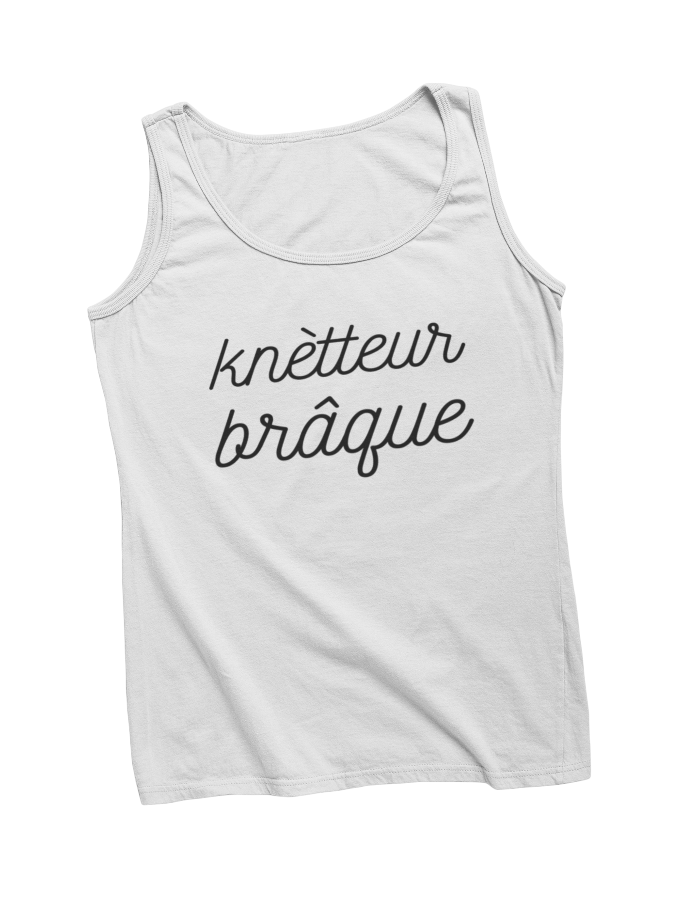Knetter brak knetteur braque tanktop white