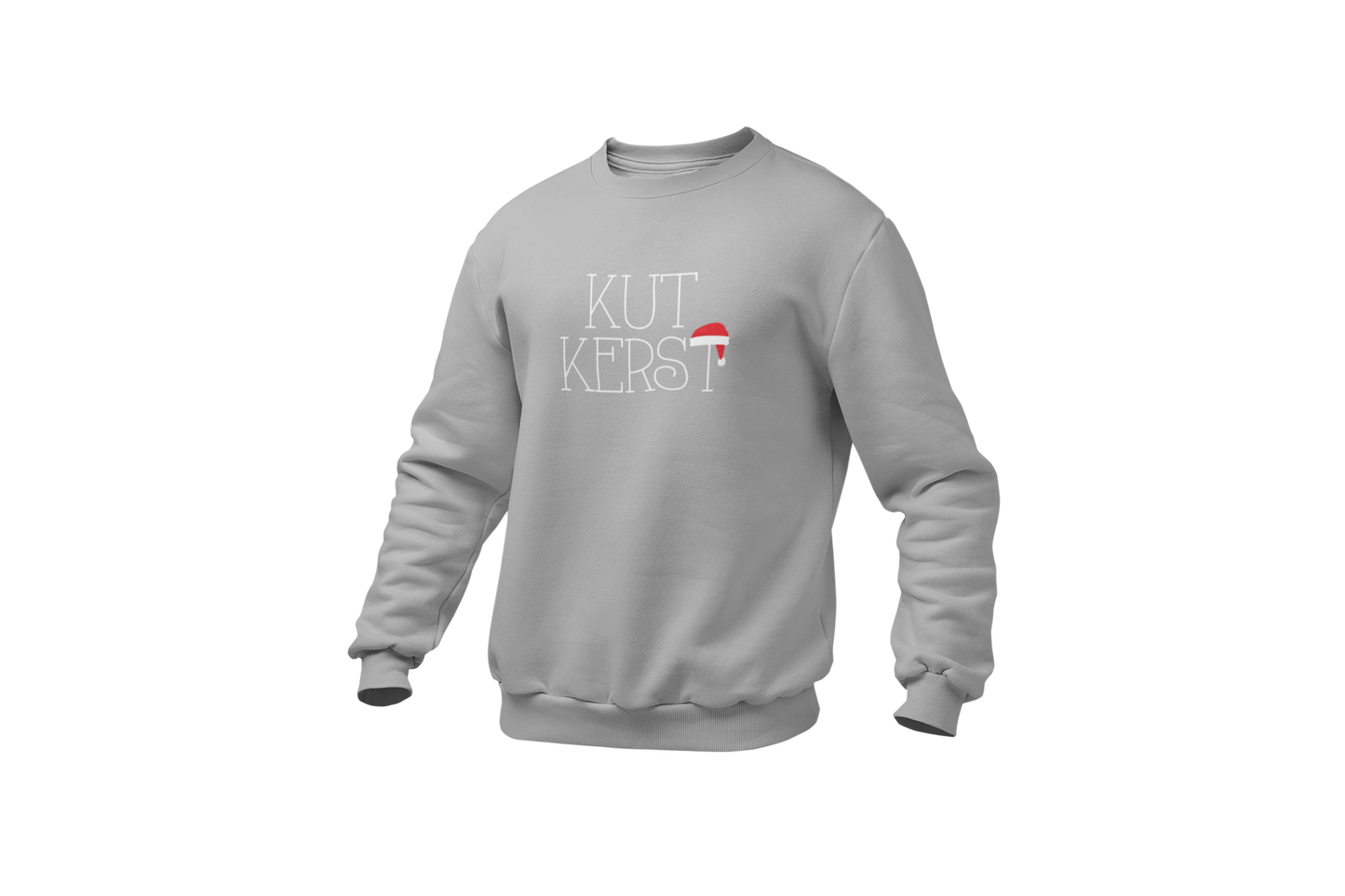 Kutkerst sweater trui donnie lichtgrijs