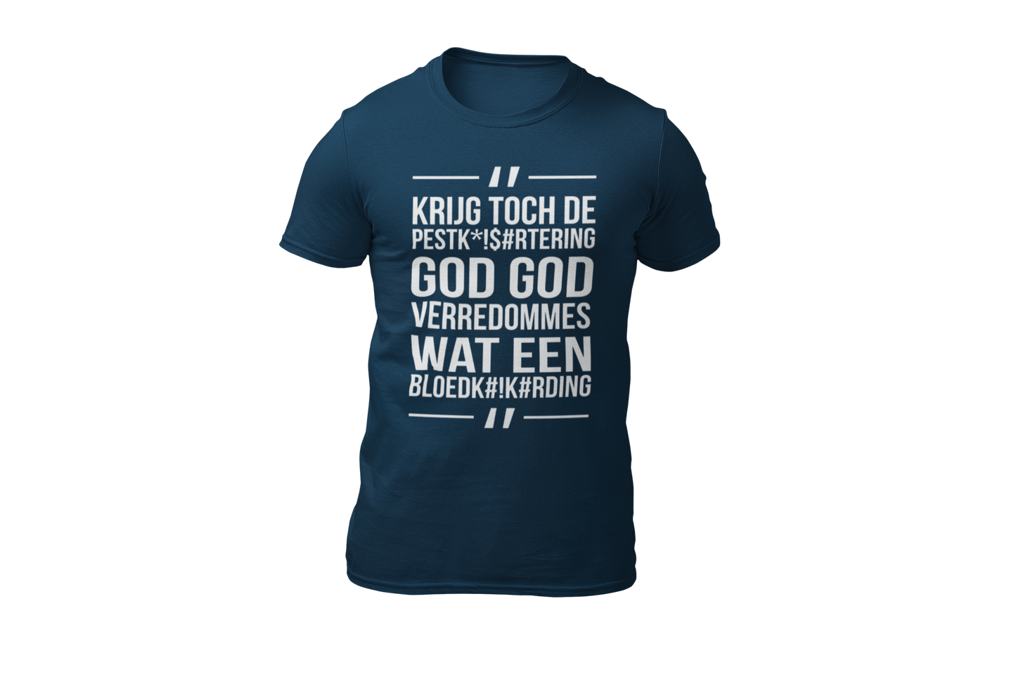 Lau godverredommes shirt dark blue