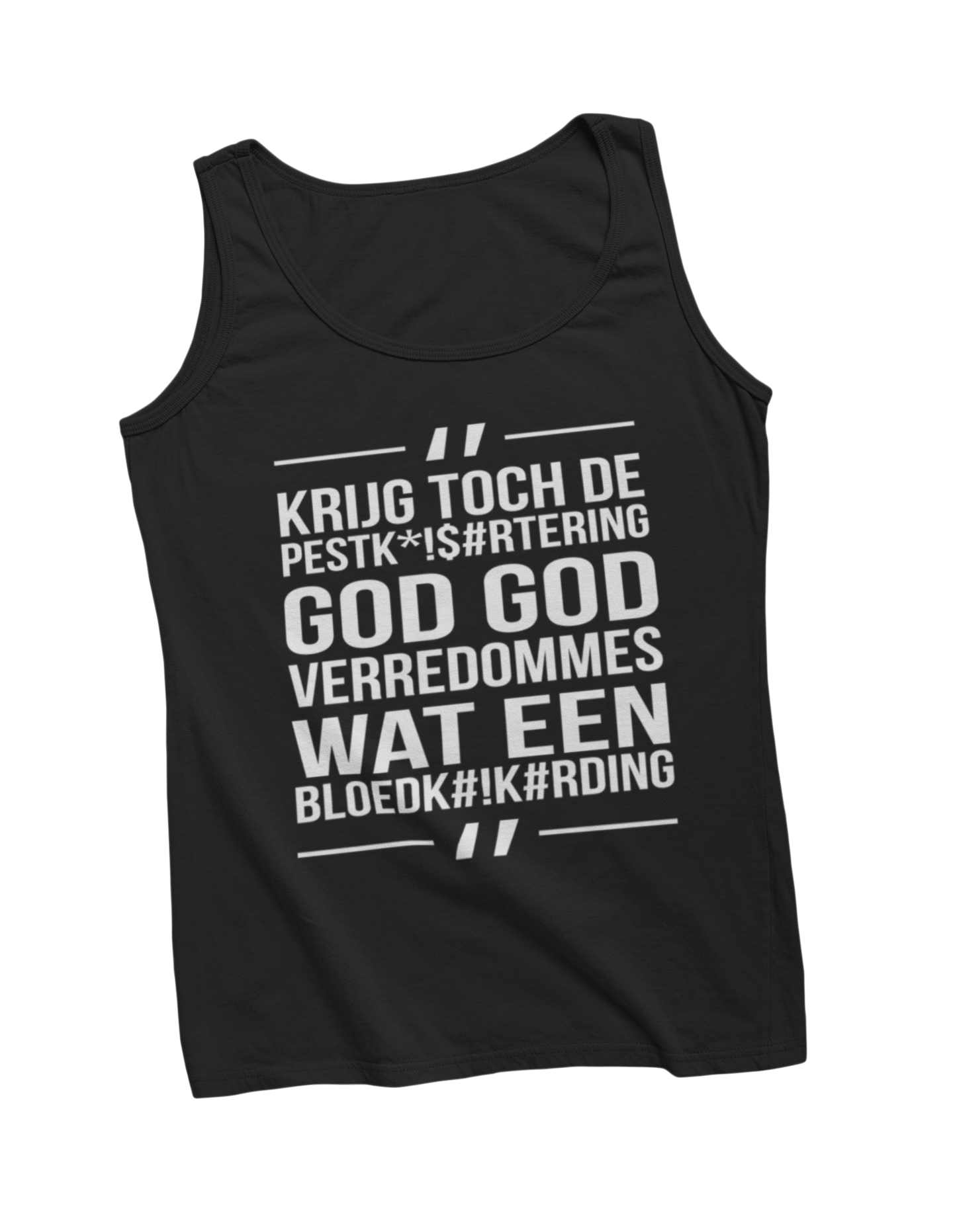 Lau godverredommes tanktop black