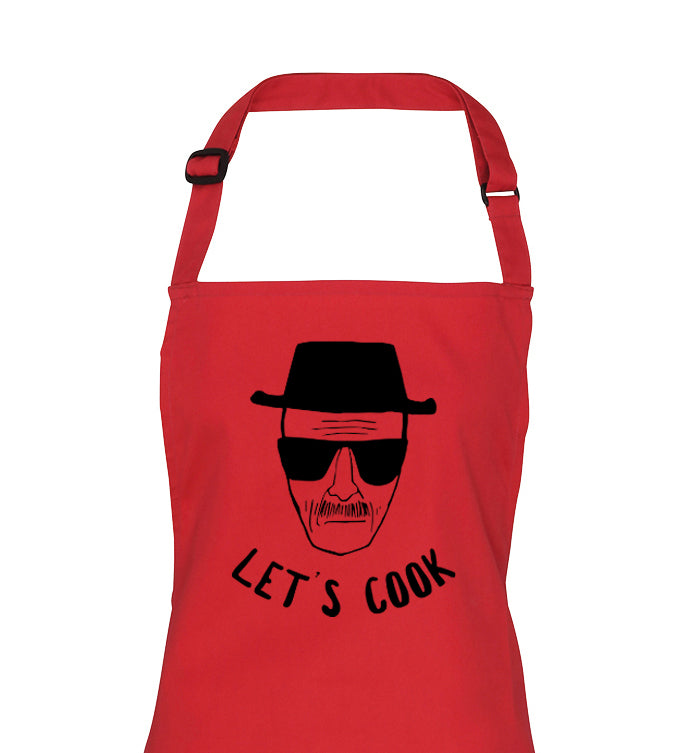 Lets cook schort apron rood donnie