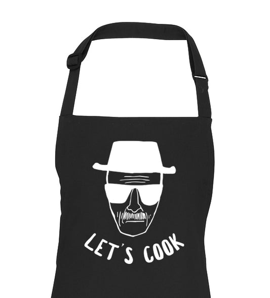 Lets cook schort apron zwart donnie