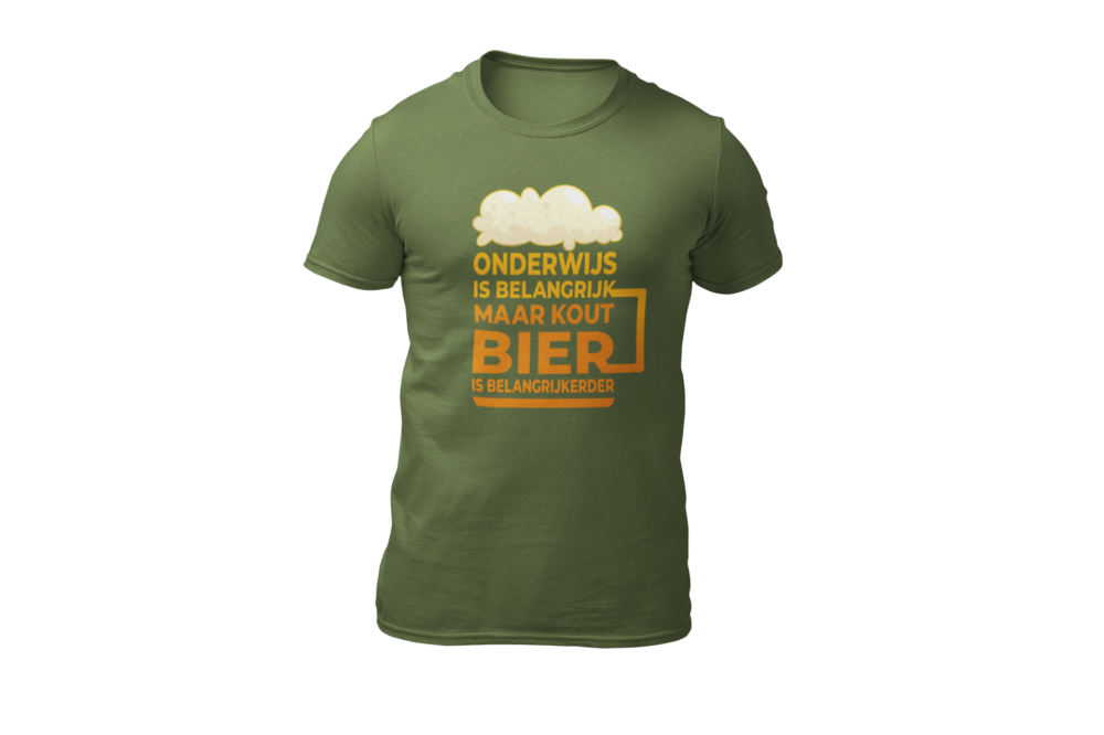 Onderwijs is belangrijk, maar kout bier is belangrijkerder